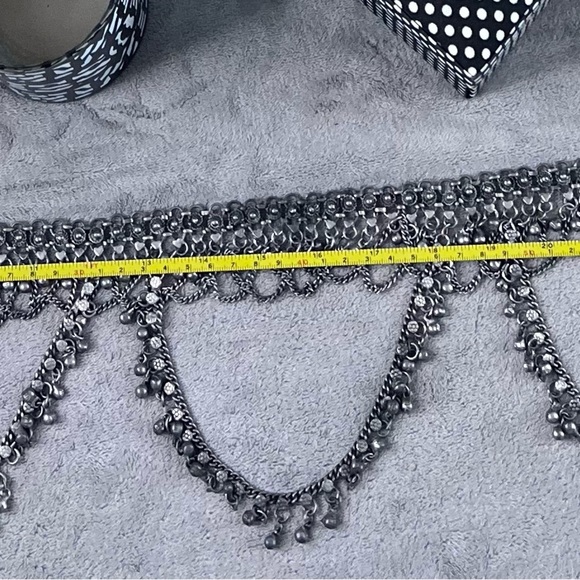 Silver belly dancer belt. - Picture 7 of 9